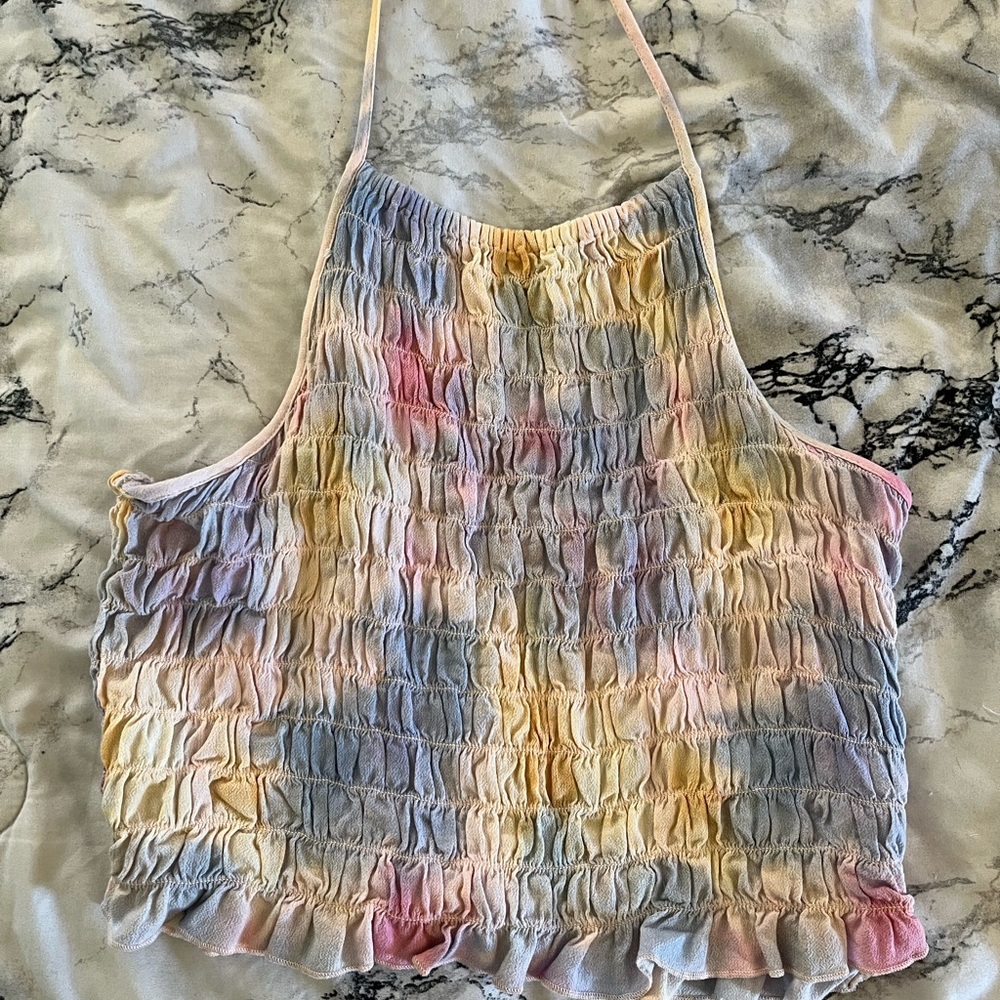 AEO cropped halter top